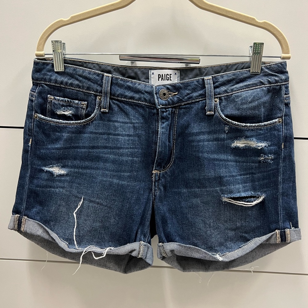PAIGE Denim Jimmy Jimmy Shorts Size 28